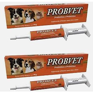 Probvet Probiótico e Prebiótico Suplemento Cães e Gatos 14GR Vetbras