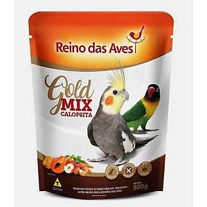 REINO DAS AVES GOLD MIX CALOPSITA 500G