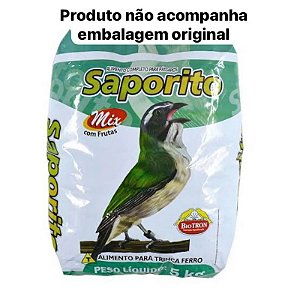 Saporito Mix Para Pássaros 1Kg A granel Biotron
