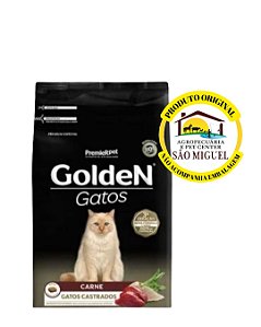 Ração Golden Gatos Castrado 3Kg A granel Premium Especial