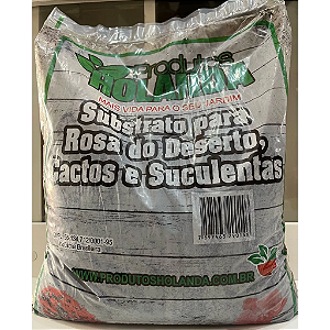 Substrato Para Rosa do Deserto, Cactos e Suculentas 4KG Produtos Holanda