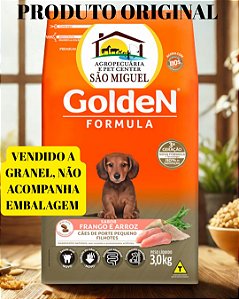 Golden Formula Filhote Mini Bits (Raças Pequenas) Sabor Frango e Arroz A granel