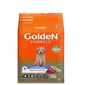 Ração Golden Cães Filhote Raças Médias e Grande 3Kg A granel Alimento Premium Especial