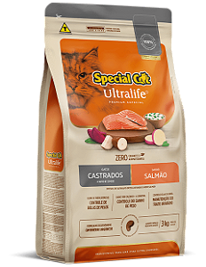 SPECIAL CAT ULTRALIFE CASTRADOS SALMAO 20KG