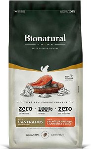 BIONATURAL PRIME CASTR SALMÃO 20KG
