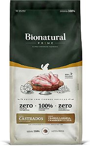 BIONATURAL GATOS CASTR FRANGO 20KG