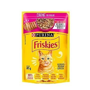 FRISKIES Filhotes Carne ao Molho 15x85g