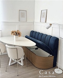 Conjunto Banco Atenas 120cm - Mesa resina 120cm X 90cm- 2 Cadeiras