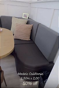 Conjunto Califórnia 150cm X 200cm / mesa freijó / duas cadeiras