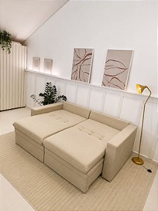 SOFÁ CAMA BAÚ MULTIFUNCIONAL