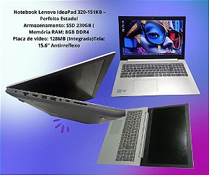 Notebook Lenovo IdeaPad core i3 6ª geração Perfeito Estado