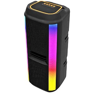 Caixa de som Bluetooth Com Led RGB Portátil FM USB TWS - Al-3638 Altomex