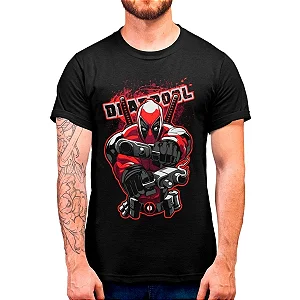 CAMISETA DEADPOOL GUNS