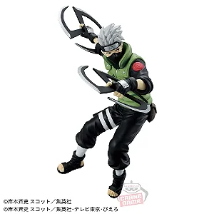 HATAKE KAKASHI FUUMA SHURIKENS NAS MÃOS NARUTO SHIPPUDEN NARUTOP99 BANPRESTO 100% ORIGINAL
