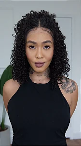 Peruca Lace Front Tatiana - Castanho Escuro