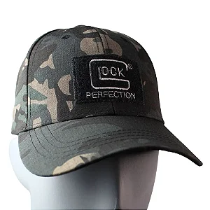 BONÉ GLOCK CAMUFLADO ESCURO