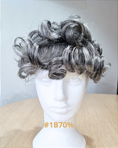 #1B70% - Castanho Escuro -  Micropele - Grisalho - 20x25 - No Duplo