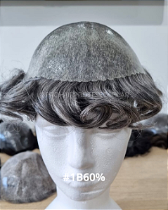 #1B60% - Castanho Escuro -  Micropele - Grisalho - 20x25 - No Duplo