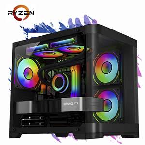 PC Gamer Voll, AMD Ryzen 5 5500, Nvidia RTX 5060 8gb, 16gb DDR4, SSD 512gb Nvme, 600w 80 Plus