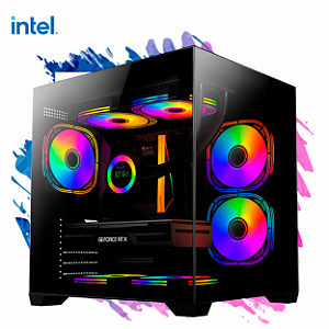 PC Gamer Voll, AMD Ryzen 5 5500, Nvidia RTX 3050 6GB, 16gb DDR4, SSD 512gb Nvme, 600w 80 Plus