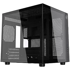 Gabinete Kalkan Midgard, Mid Tower, Lateral em Vidro, Micro-ATX, Preto - KLK00039