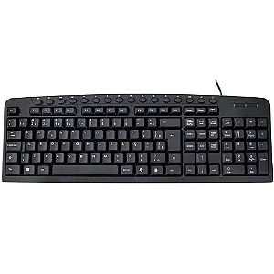 Teclado Multimidia Preto Km-2928 Usb K-mex