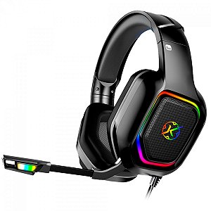 Headset Gamer Kalkan Magni, RGB, Drivers de 50mm, 7.1 Virtual Surround, Preto, KLK00023