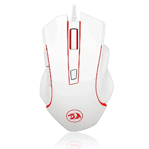 Mouse Gamer Redragon Nothosaur, 3200dpi, Com Led, Branco - M606w