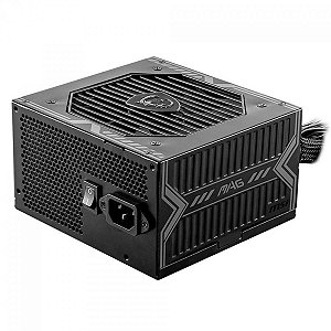 Fonte de Alimentacao MSI MAG A650BN, 650W, 80 Plus Bronze, PFC Ativo, Com Cabo, Preto - MAGA650BNL