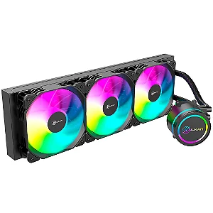 Water Cooler Kalkan Iota 360mm ARGB Amd/intel Preto Klk00046