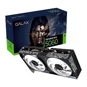 Placa de Vídeo GALAX NVIDIA GeForce RTX 5060 1-Click OC TECLAB Lite, 8GB, GDDR7, 128-Bits, Ray Tracing, DLSS 4