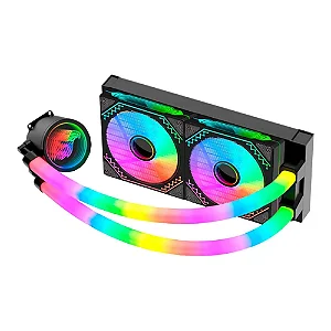 Water Cooler Gamer K-mex Wac9 Bifrost Infinite 240mm Preto ARGB Wac9f123apdab0x U Unica Unica