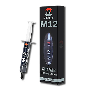 Pasta Térmica M12, Alta Condutividade Térmica, 15g, MJ-TECH