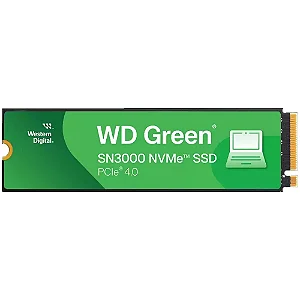 SSD - Nvme 1TB| Unidade De Estado Sólido Western Digital Sn3000 NvmePcie 4.0 5000/4200 Mb/s M.2Preto