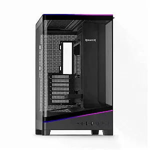Gabinete Gamer Redragon View, Mid Tower, Preto, Sem Fonte, Sem Fans, Ca-622b