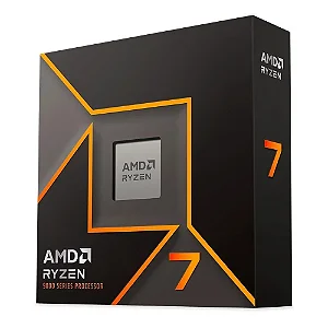 Processador AMD Ryzen 7 9700X, 3.8 GHz (5.5 GHz Max Turbo), Cache 32MB, 8 Núcleos, 16 Threads, AM5, Sem Vídeo Integrado
