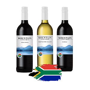 Kit Vinhos da África do Sul Mountain Vineyards - 3 Unidades