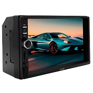 Central Multimídia H-tech Ht-5023 2din Tela 7" Espelhamento Android e Ios