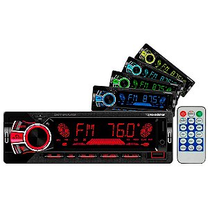 Rádio Mp3 Automotivo Roadstar Rs-2751br Plus Fm Bluetooth