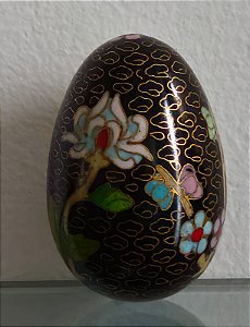 Ovo em cloisonné (antiguidade / raridade / relíquia / antiquário)