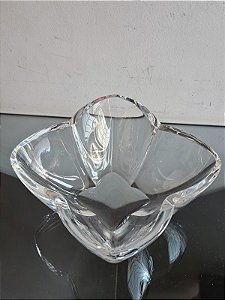 Centro de mesa / Fruteira em cristal (antiguidade / raridade / relíquia / antiquário)