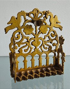Menorah / candelabro judaico / israel / jerusalém (antiguidade / raridade / relíquia / antiquário)