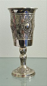 copo / cálice / taça p kidush / judaico / israel (antiguidade / raridade / relíquia / antiquário)