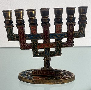 menorah / candelabro judaico / israel / jerusalém (antiguidade / raridade / relíquia / antiquário)