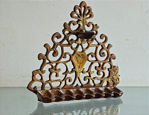 menorah / candelabro judaico / israel / jerusalém (antiguidade / raridade / relíquia / antiquário)
