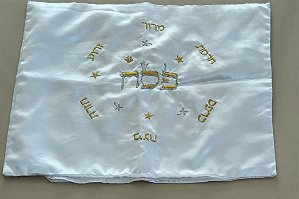 Toalha /Cobertura para chalá / judaico / israel / jerusalém