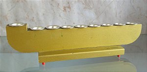 Menorah / candelabro judaico Estrela S.A / israel / jerusalém (antiguidade / raridade / relíquia / antiquário)