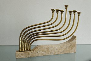 Menorah / candelabro judaico / israel / jerusalém (antiguidade / raridade / relíquia / antiquário)