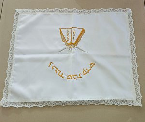 Toalha / Cobertura para chalá judaica / israel / jerusalém /chalot