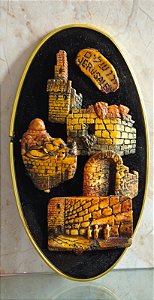 Quadro judaico / israel / jerusalém (antiguidade / raridade / relíquia / antiquário)